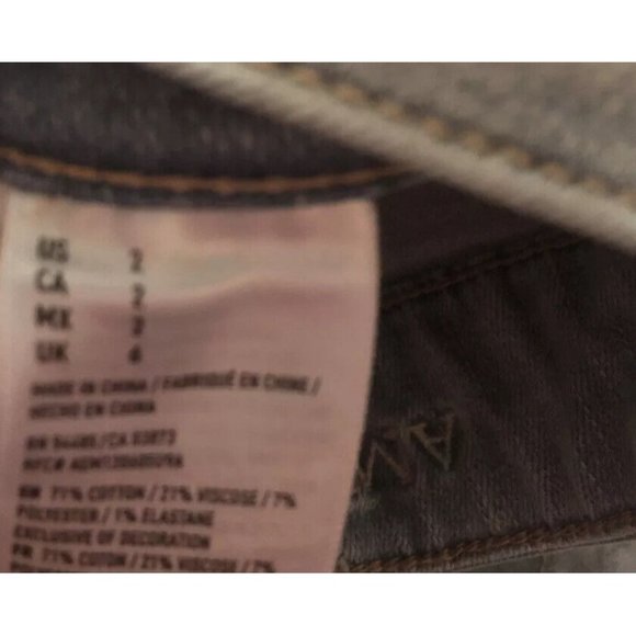 American Eagle-SZ: 2 Woman’s Next Level Stretch/Hi-Rise Shortie Denim Shorts - Picture 13 of 13